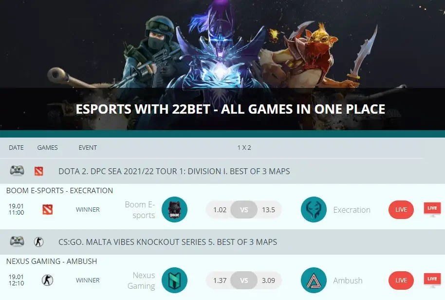 22Bet Online Betting Company Review【2025】🥇